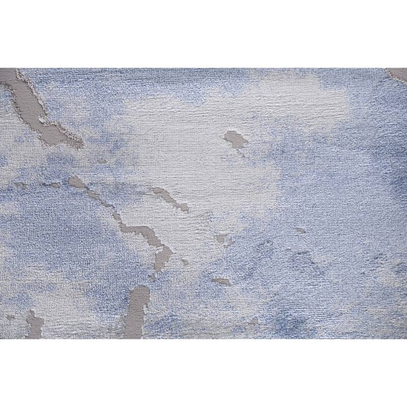 Turkish Oriental Abstract Transitional Rug Contemporary Carpet