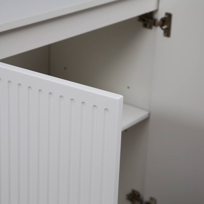 Roomfitters Modern Buffet Cabinet with Storage, Kitchen Sideboard Cupboard, Dining Room Credenza, Entryway Table