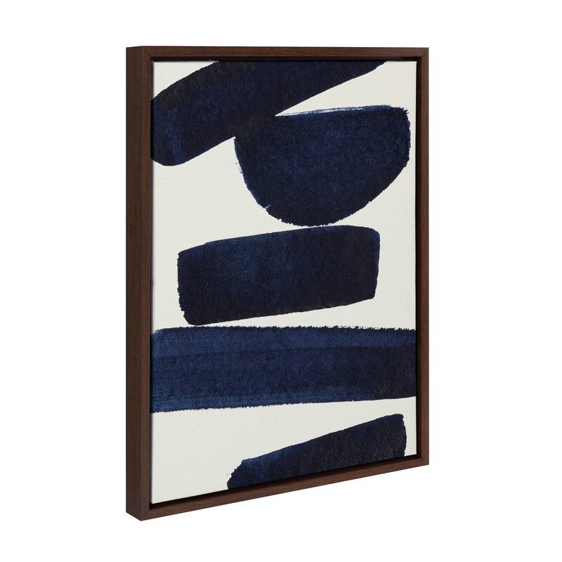 Kate and Laurel Sylvie Japandi 26 Framed Canvas by Rocket Jack