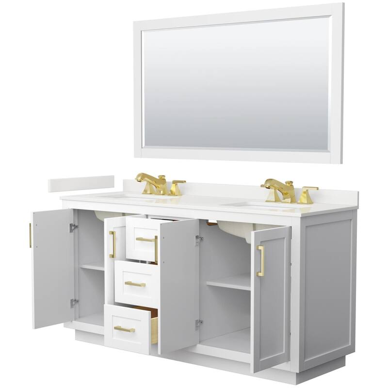 Wyndham Collection WCF292966D-QTZ-US3M58 Miranda 66" Free Standing