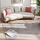 preview thumbnail 8 of 7, HOMCOM Area Rug 4x6, Machine Washable Rug, Non-Slip Traditional Flower Print Floor Cover Foldable Carpet for Living Room - 3'6"