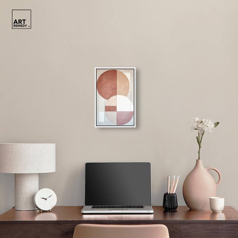 Modernist Circles I Canvas by Art Remedy