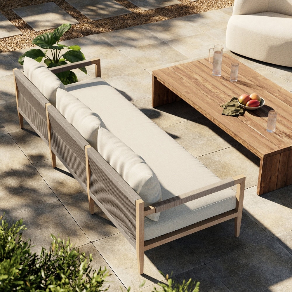 Atwood Outdoor Sofa-93"-Bronze - 93.0W x 34.25 x 30.0H
