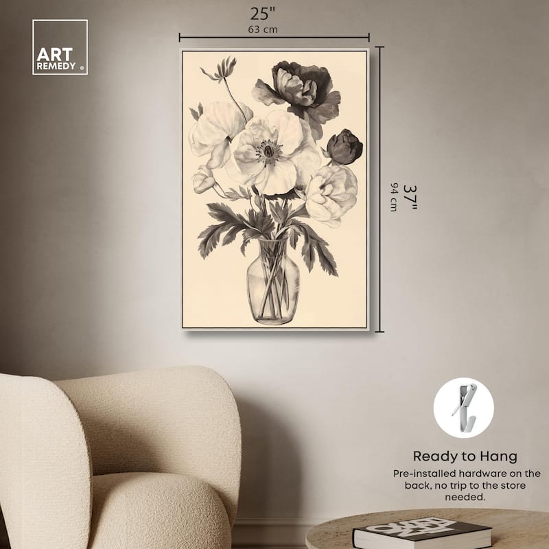 Herbarium's Hush I Canvas by Art Remedy