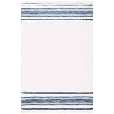 SAFAVIEH Handmade Metro Hedije Stripe Wool Rug