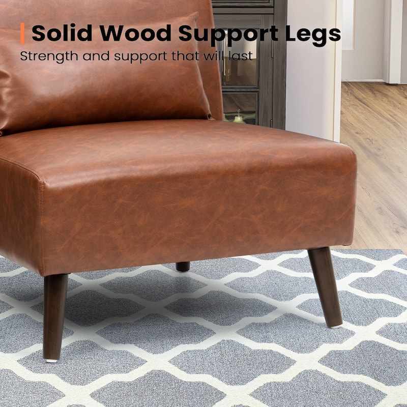 Pellebant Accent Chair Upholstered Lounge Couch Sofa for Bedroom Living Room