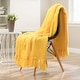preview thumbnail 44 of 131, Chanasya Textured Knit Throw Blanket With Tassels
