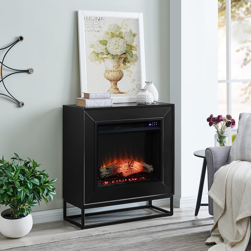 SEI Furniture Frescan Contemporary Electric Fireplace.