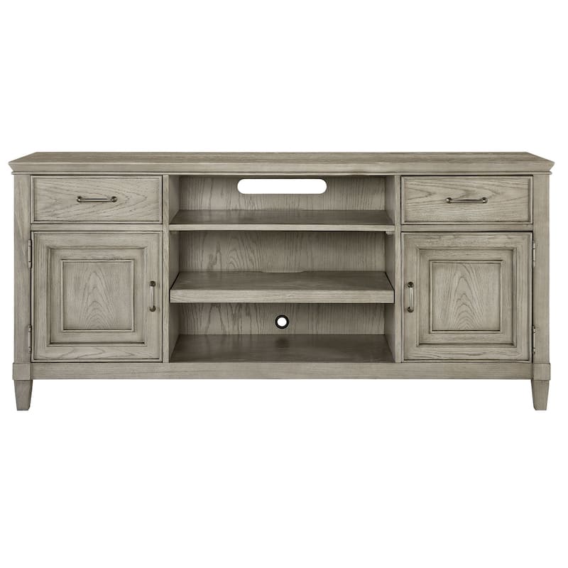 Origins by Alpine Newport Wood TV Console in Sand