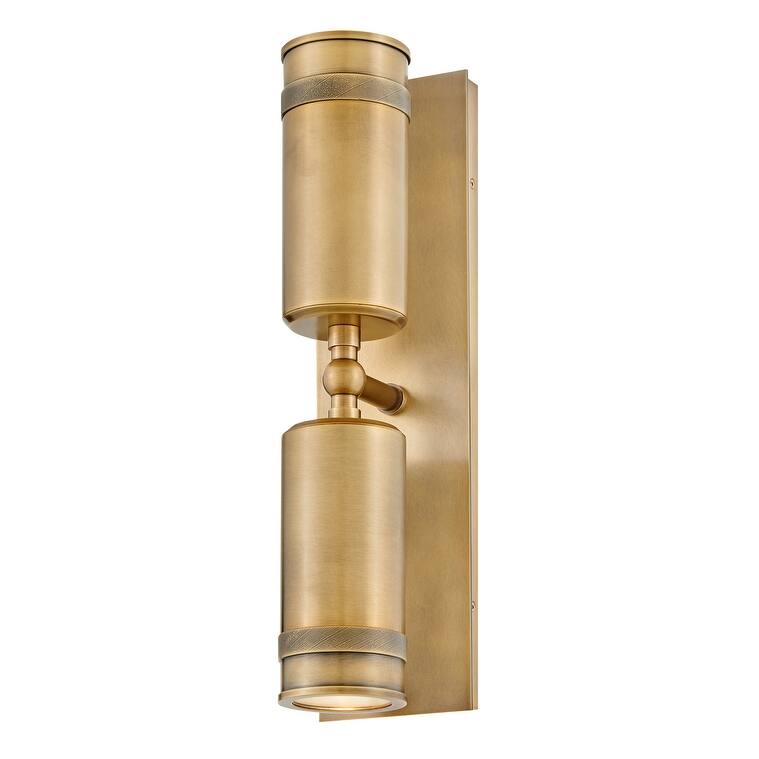 Hinkley Lighting 28814 Pratt 2 Light 19" Tall Wall Sconce - Heritage Brass