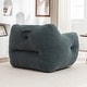 preview thumbnail 65 of 68, Bean Bag Sofa Chair with Armrests Stuffed High-Density Foam