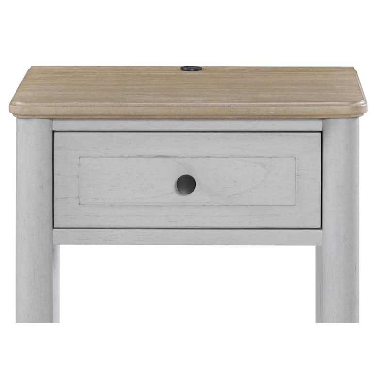 Small Teen Nightstand - Cement and Sand