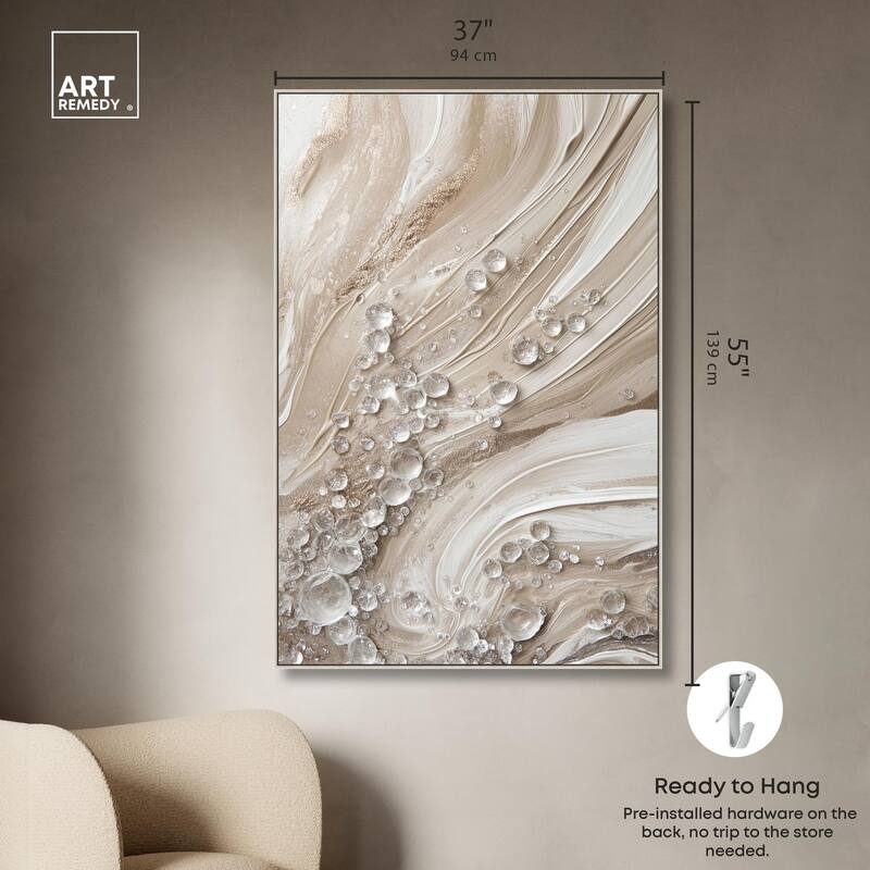 Viscous Veils III Canvas by Art Remedy