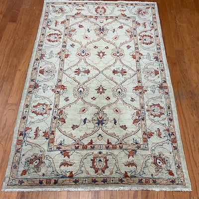 HERAT ORIENTAL Handmade Oushak Wool Rug - 4' x 6'