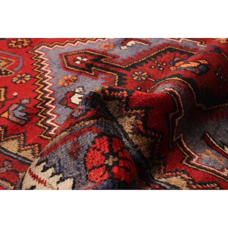 ECARPETGALLERY Hand-knotted Andelz Red Wool Rug - 3'7 x 6'7