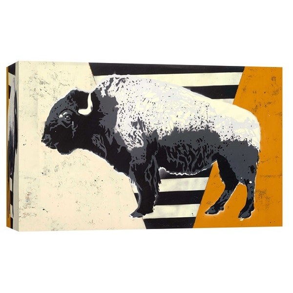 PTM Images 9-103739 PTM Canvas Collection 8" x 10" - "Bison" Giclee Buffalo Art Print on Canvas