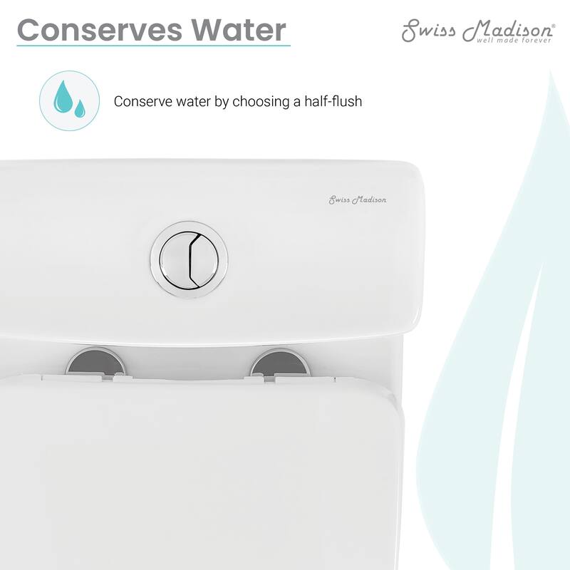 Sublime II Compact 24" Length One Piece Toilet Dual Flush 0.8/1.28 GPF