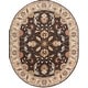 preview thumbnail 43 of 53, Artistic Weavers Coliseum Hand Tufted Traditional Border Wool Area Rug 6' x 9' Oval - Brown