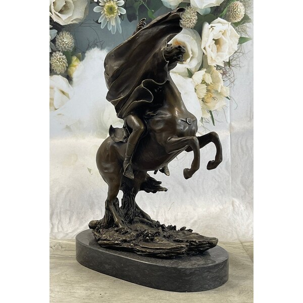 Napoleon Crossing The Alps Bronze Statue Sculpture Replica 12