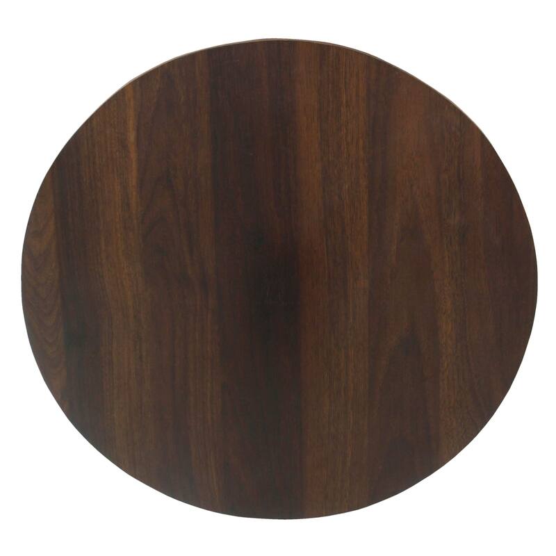 HomePop Storage Ottoman with Wood Top