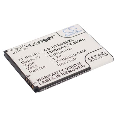 Battery for HTC CP3 Desire 326 600 609d T326e 35H00209-04M 35H00209-25M BO47100 - Black