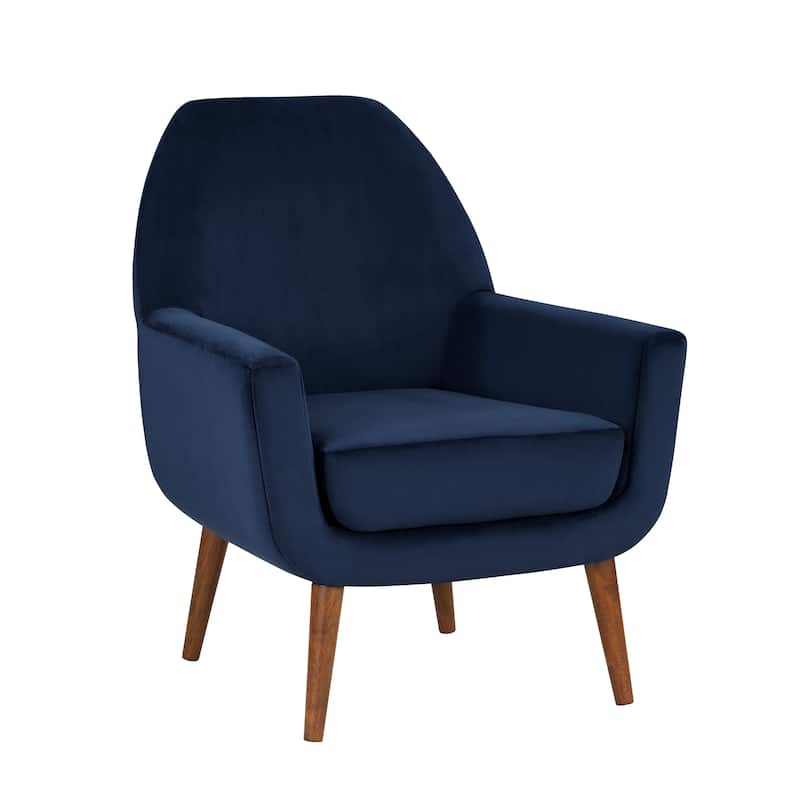 Adrian Mid-Century Velvet Arm Chair by Greyson Living