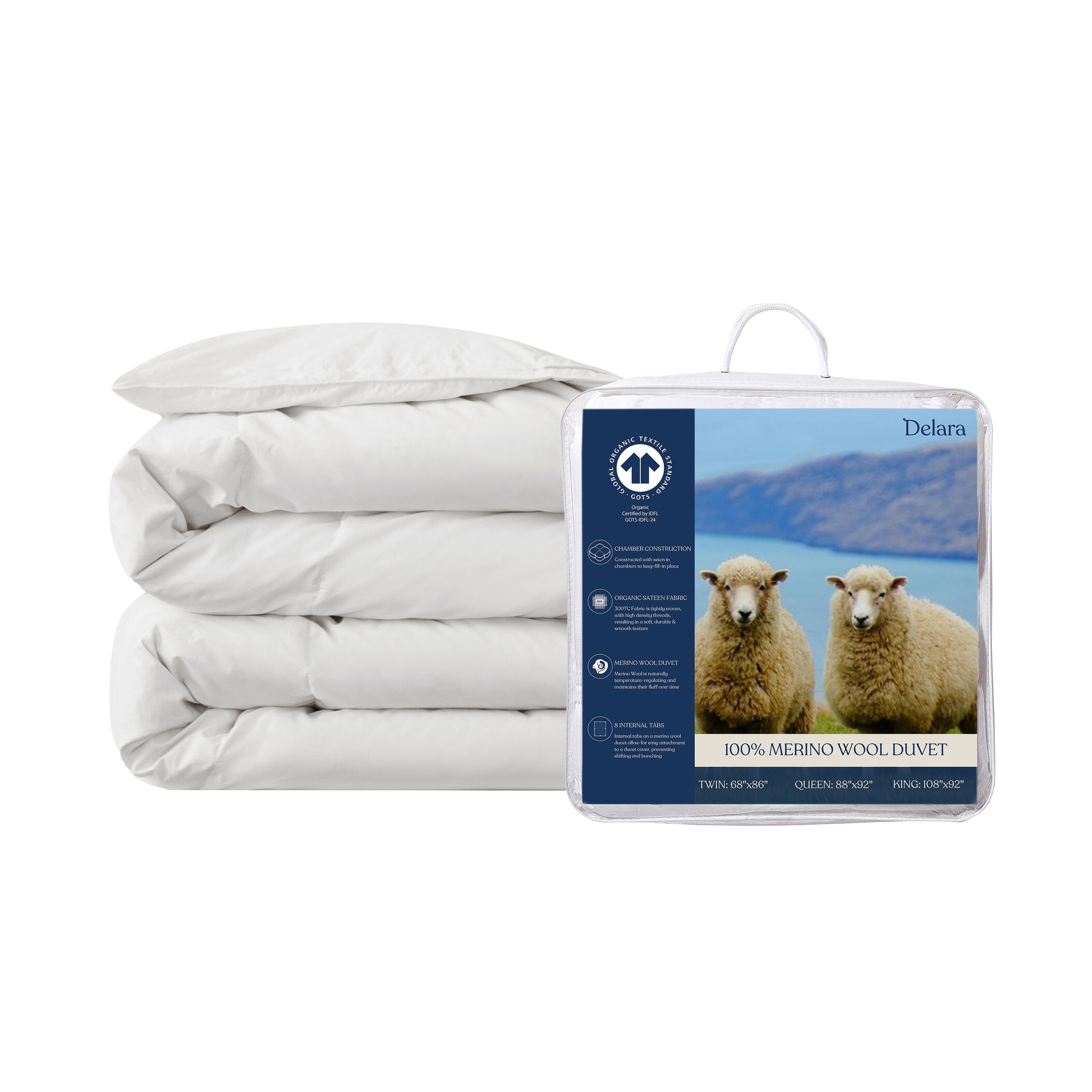 Wool Duvet, Wool Comforter, Linen Quilt, Organic Quilt, Linen