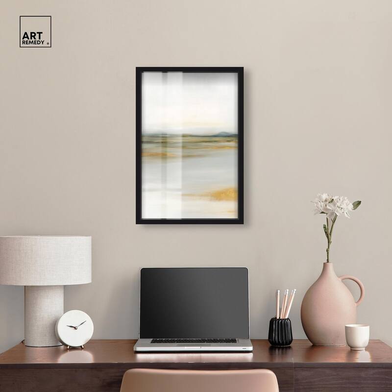 Misty Expanse I Shadowbox by Art Remedy