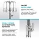 preview thumbnail 13 of 49, KRAUS Allyn Commercial 2-Function 1-Handle Pull Down Kitchen Faucet