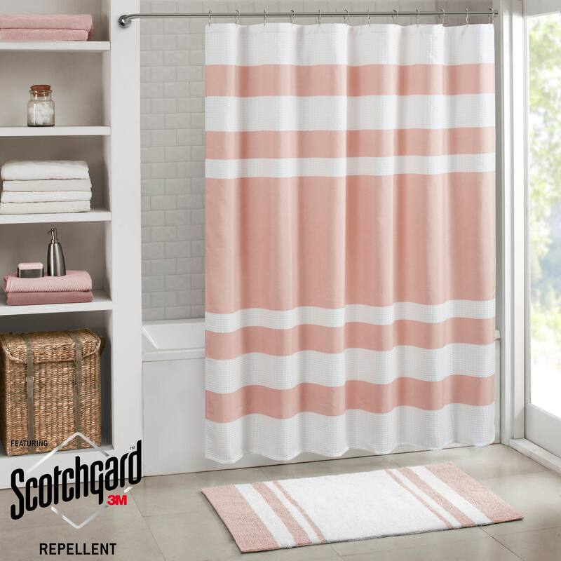 Porch & Den Niantic Shower Curtain - 72x72" - Blush