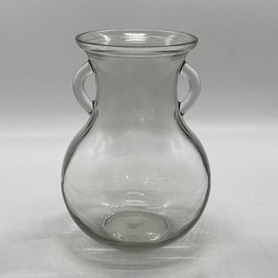 Glass With Handles Clear Vase