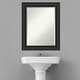 preview thumbnail 19 of 31, Beveled Bathroom Wall Mirror - Shipwreck Black Frame