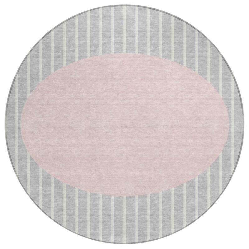 HomeRoots Striped Transitional Rectangle Outdoor Rug