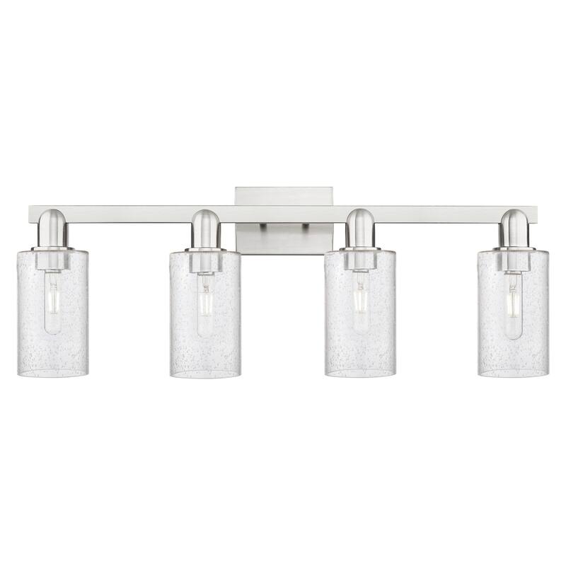 Innovations Lighting Endless Possibilities Arcadia - Clymer - 4 Light 31" Bath Vanity Light - Seedy/Brushed Satin Nickel