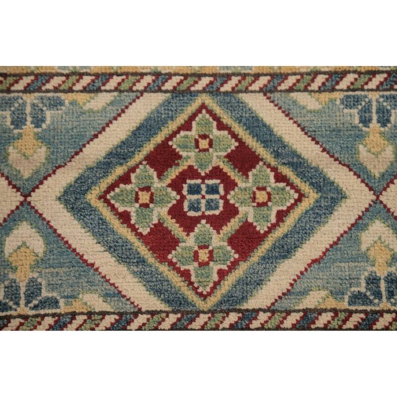 Kazak Oriental Large Area Rug Handmade Wool Carpet - 9'5" x 14'7"