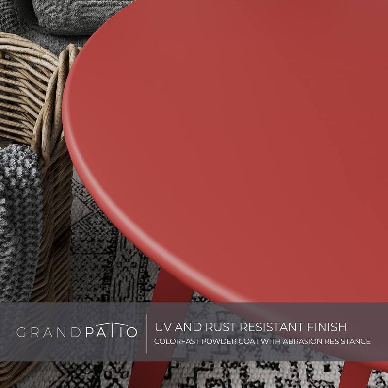 18" or 28" Round Outdoor Side Table End Table Coffee Table