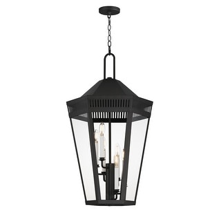 Maxim 30598CL Oxford 6 Light 17" Wide Outdoor Taper Candle Pendant