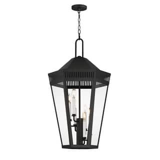 Maxim 30598CL Oxford 6 Light 17" Wide Outdoor Taper Candle Pendant