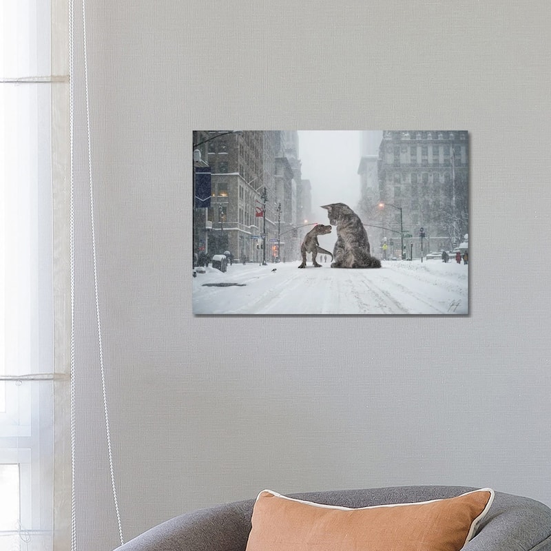 iCanvas "Flirting" by Kathrin Federer Canvas Print - 18x26x1.5