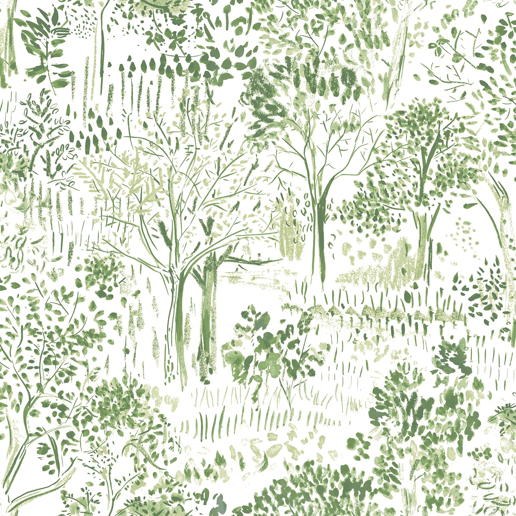 Chesapeake Walden Green Forest Wallpaper