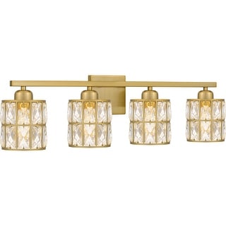 Gibson 4-Light Aged Brass Bath Light