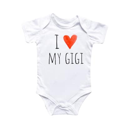 Gigi Grandma - Baby Boy Girl Clothes Infant Bodysuit Funny Cute Newborn