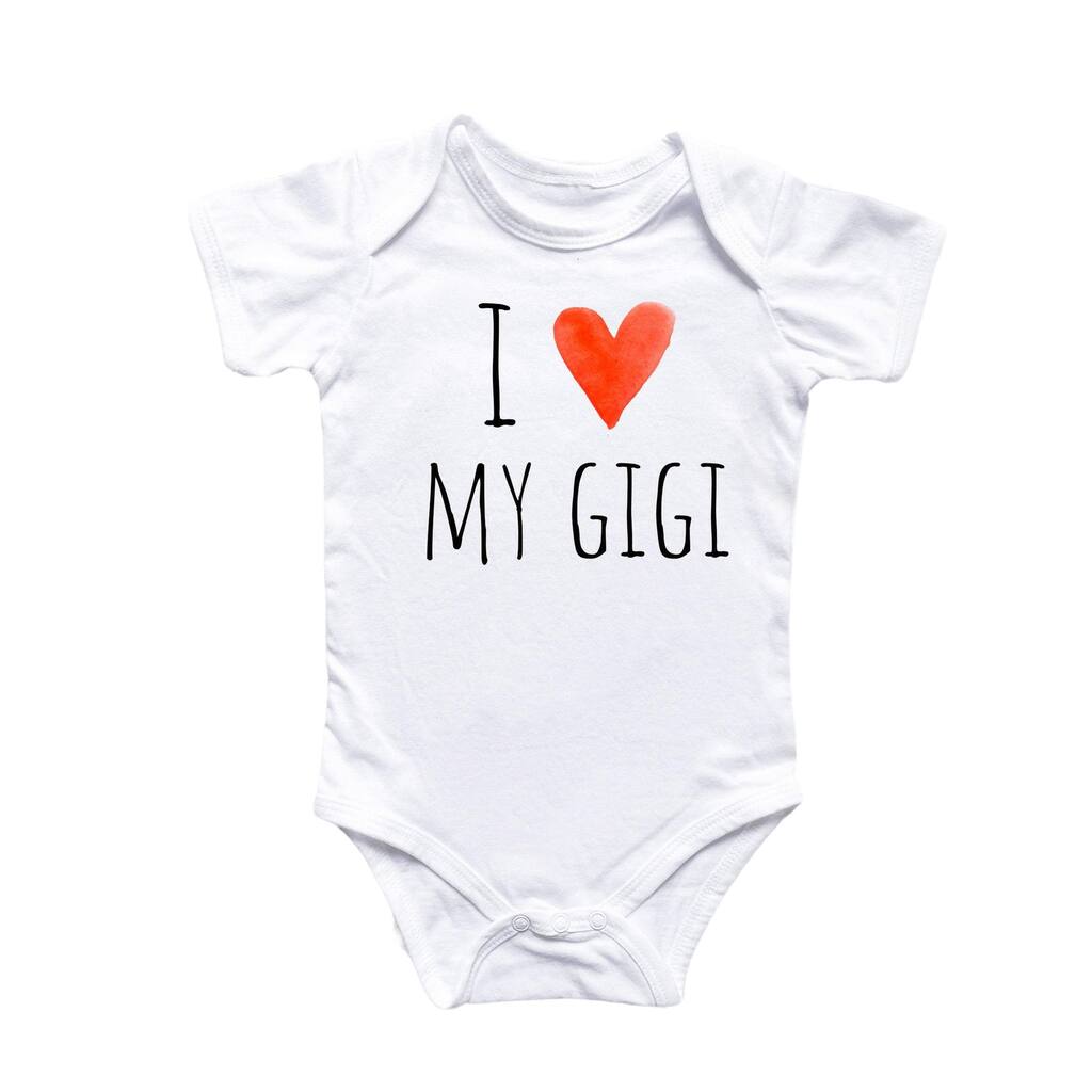 Gigi Grandma - Baby Boy Girl Clothes Infant Bodysuit Funny Cute Newborn