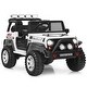 preview thumbnail 30 of 30, Costway 12V Kids Ride On Truck Remote Control Electric Car with - 45'' x 28.5'' x 28.7''
