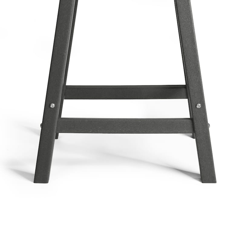 Laguna Hdpe All Weather Outdoor Patio 24" Saddle Seat Counter Stool