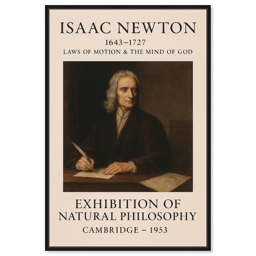 Newtonian Mind Canvas by Art Remedy