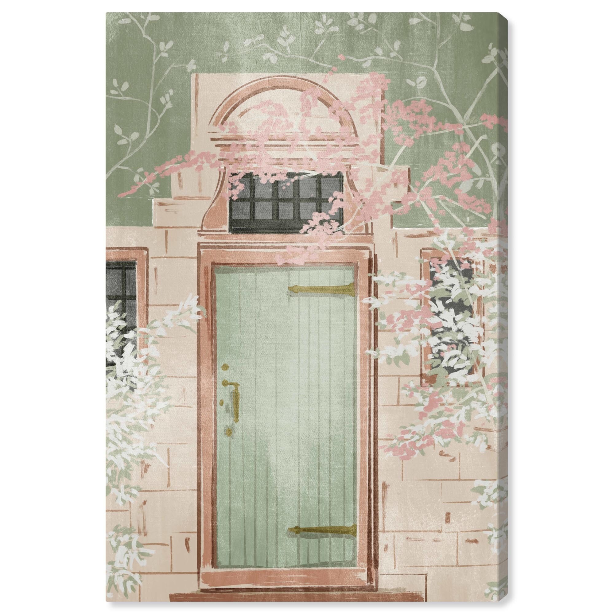 Rustic Entrance Canvas Fashion Art Prints by Art Remedy, Gallery Wrapped