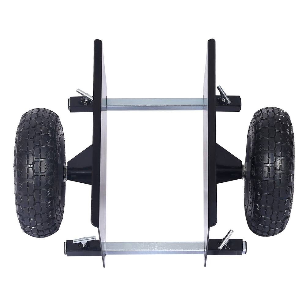 Heavy Duty Panel Dolly, 600LbS Capacity Door Dollys Pneumatic Wheels - 21.7“Lx5.9”Wx12“H