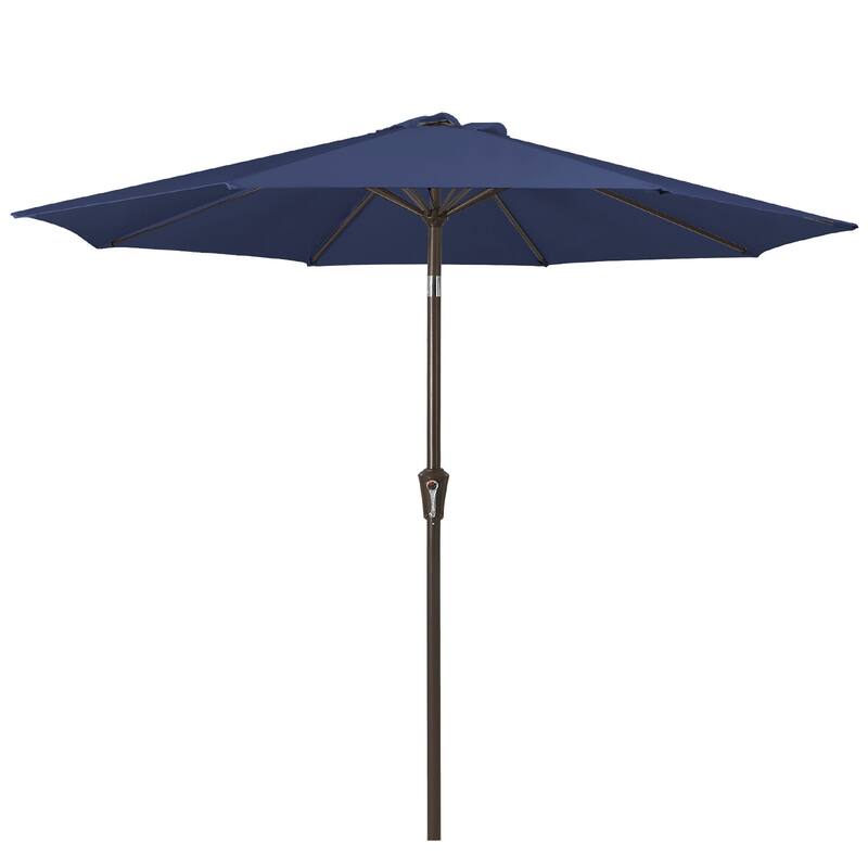 9-ft Patio Market Umbrella with UV-Risistance,Crank & Tilt