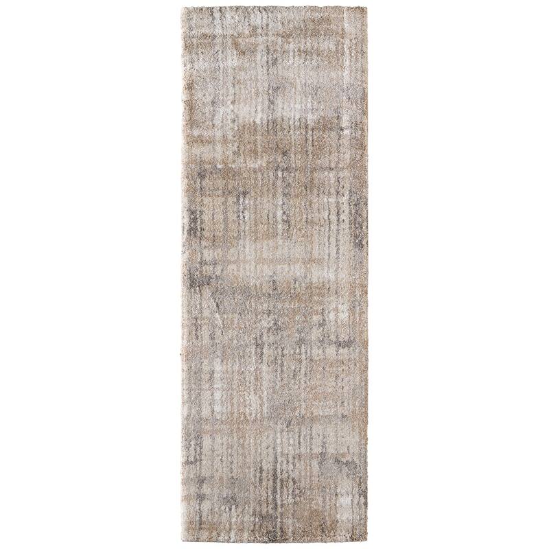 HomeRoots Abstract Industrial Rectangle Area Rug